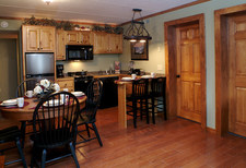 kitchen and dining area